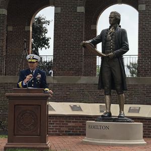 US Coast Guard Academy - Alexander Hamilton Monument